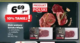 Netto Stek wołowy sztuka mięsa oferta