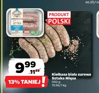Netto Kiełbasa biała surowa sztuka mięsa oferta