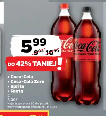 Netto Coca-cola > coca-cola zero > sprite > fanta oferta