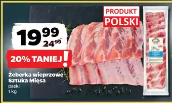 Netto Żeberka wieprzowe sztuka mięsa oferta