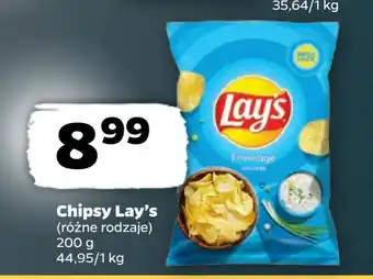 Netto Chipsy lay’s oferta