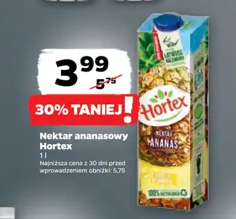 Netto Nektar ananasowy hortex oferta