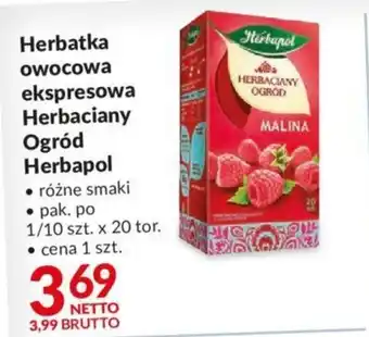 Makro Herbatka owocowa ekspresowa Herbaciany Ogród Herbapol 20 tor. oferta