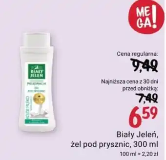 Rossmann Biały Jeleń, żel pod prysznic, 300 ml oferta