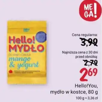 Rossmann Hello! You, mydło w kostce, 80 g oferta