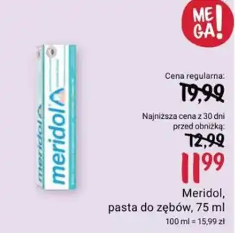 Rossmann Meridol, pasta do zębów, 75 ml oferta