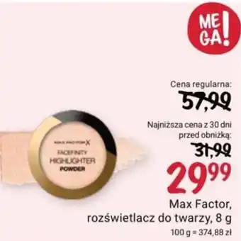 Rossmann Max Factor, rozświetlacz do twarzy, 8 g oferta