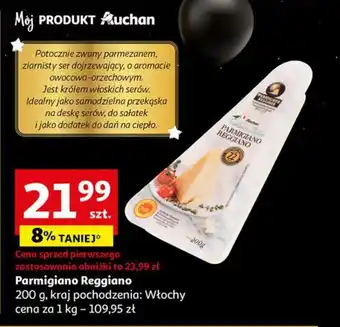 Auchan Parmigiano Reggiano 200 g oferta