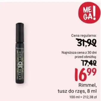 Rossmann Rimmel, tusz do rzęs, 8 ml oferta