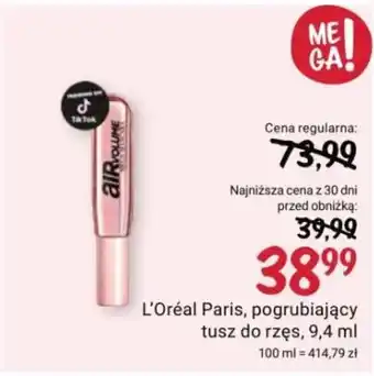 Rossmann L'Oréal Paris, pogrubiający tusz do rzęs, 9,4 ml oferta