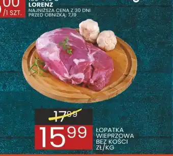 Wafelek ŁOPATKA WIEPRZOWA BEZ KOŚCI 1kg oferta