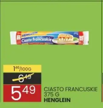 Wafelek CIASTO FRANCUSKIE 375 G oferta