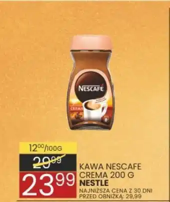 Wafelek KAWA NESCAFE CREMA 200 G NESTLE oferta