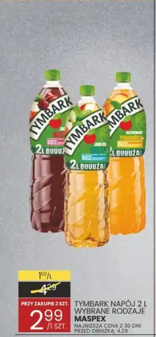 Wafelek TYMBARK NAPÓJ 2l oferta