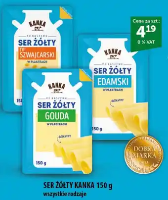 Eurocash Cash & Carry SER ŻÓŁTY KANKA 150 g oferta