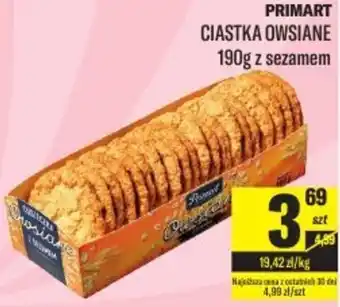 TomiMarkt PRIMART CIASTKA OWSIANE 190g oferta