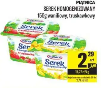 TomiMarkt PIĄTNICA SEREK HOMOGENIZOWANY 150g oferta