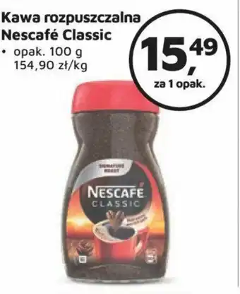 Odido Kawa rozpuszczalna Nescafé Classic 100g oferta