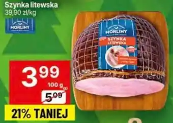 Delikatesy Centrum Szynka litewska 100g oferta