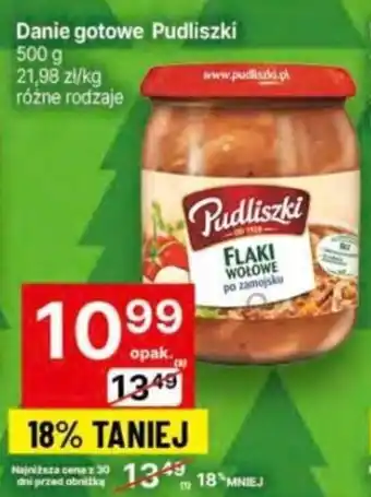 Delikatesy Centrum Danie gotowe Pudliszki 500g oferta
