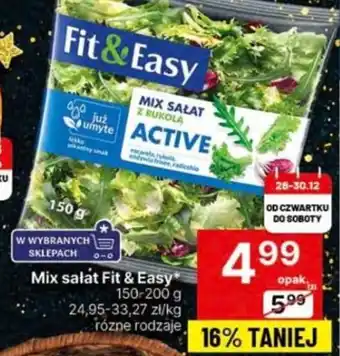 Delikatesy Centrum Mix salat Fit & Easy 150-200 g oferta