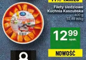 Delikatesy Centrum Filety śledziowe Kuchnia Kaszubska 400 g oferta