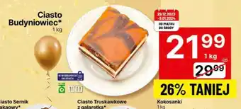 Delikatesy Centrum Ciasto Budyniowiec 1 kg oferta