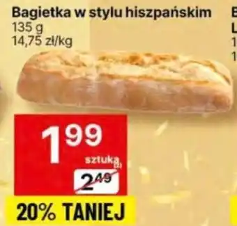 Delikatesy Centrum Bagietka w stylu hiszpańskim Bagietka z masłem czosnkowym 135 g oferta
