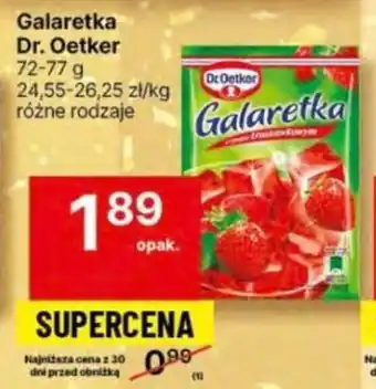 Delikatesy Centrum Galaretka Dr. Oetker 72-77 g oferta