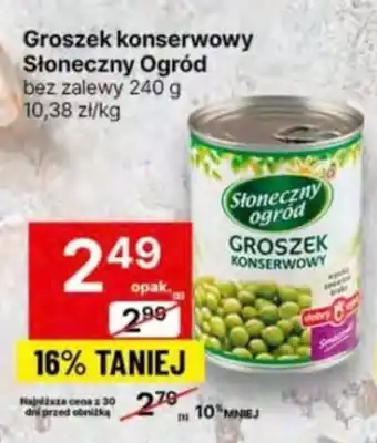 Groszek konserwowy Słoneczny Ogród 240 g