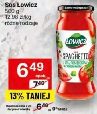Delikatesy Centrum Sos Łowicz 500 g oferta