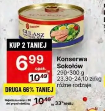 Delikatesy Centrum Konserwa Sokołów 290-300 g oferta
