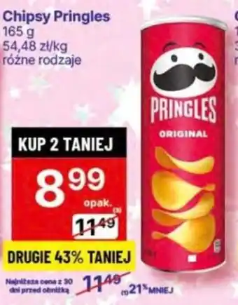 Delikatesy Centrum Chipsy Pringles 165 g oferta