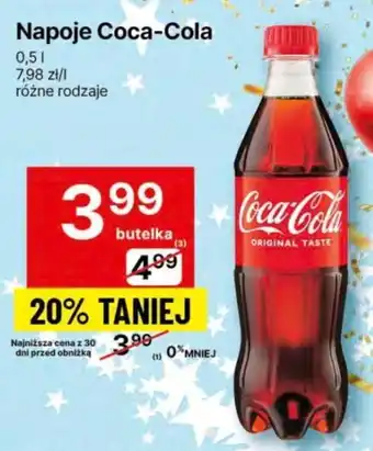Delikatesy Centrum Napoje Coca-Cola 0,5 l oferta
