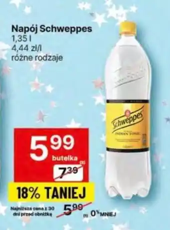 Delikatesy Centrum Napój Schweppes 1,35 I oferta