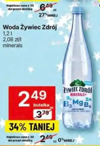 Delikatesy Centrum Woda Żywiec Zdrój 1,2 l oferta