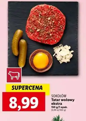 Lidl Tatar wołowy sokołów oferta