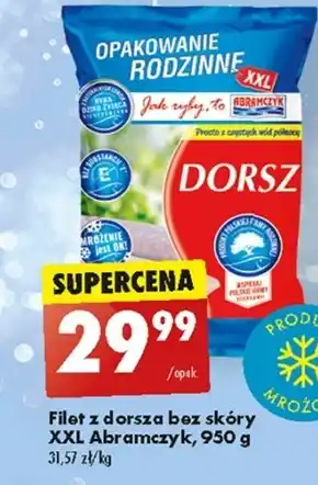 Biedronka Filet z dorsza abramczyk oferta