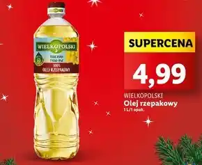Lidl Wielkopolski olej rzepakowy 100 % 1 l oferta