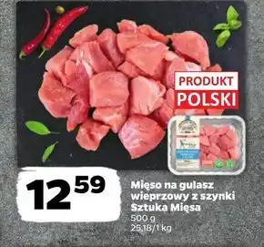 Netto Gulasz wieprzowy sztuka mięsa oferta