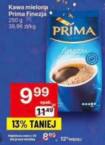 Delikatesy Centrum Kawa mielona Prima Finezja 250 g oferta