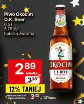 Delikatesy Centrum Piwo Okocim O.K. Beer 0,5l oferta