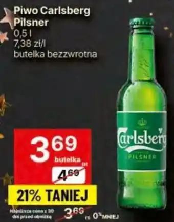 Delikatesy Centrum Piwo Carlsberg Pilsner 0,5l oferta