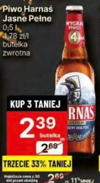 Delikatesy Centrum Piwo Harnaś Jasne Pełne 0,5l oferta