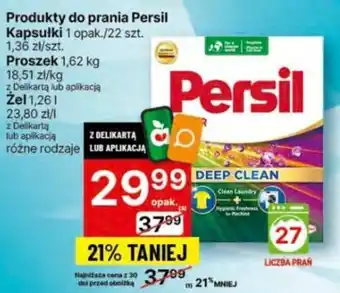 Delikatesy Centrum Produkty do prania Persil 22szt./1,62kg/1,26l oferta