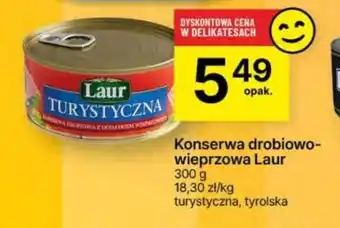 Delikatesy Centrum Konserwa drobiowo wieprzowa Laur 300g oferta
