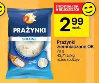 Delikatesy Centrum Prażynki ziemniaczane OK 70g oferta