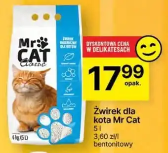 Delikatesy Centrum Żwirek dla kota Mr Cat 5l oferta