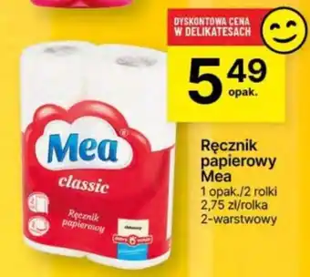 Delikatesy Centrum Ręcznik papierowy Mea 2 rolki oferta