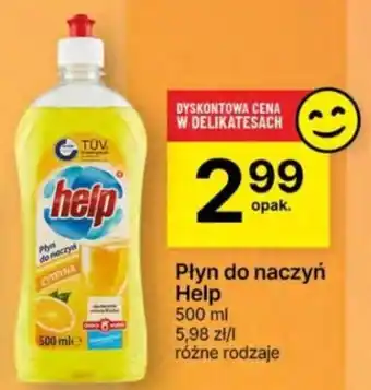 Delikatesy Centrum Płyn do naczyń Help 500 ml oferta
